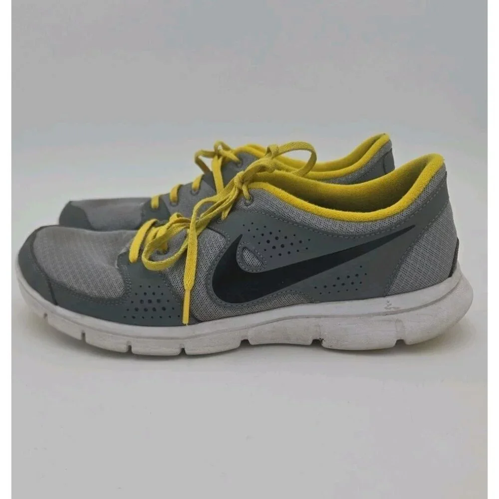 Nike‎ Flex Experience RN Size 10.5 Men's Gray Yellow Running Shoes 525762-005